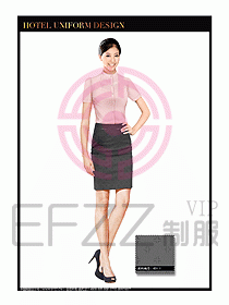 空姐職業(yè)服裝設(shè)計(jì)效果圖429