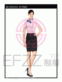 空姐職業(yè)服裝設(shè)計(jì)效果圖443