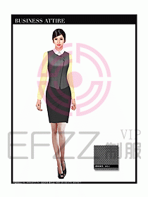 空姐職業(yè)服裝設(shè)計(jì)效果圖450