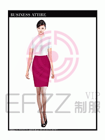 空姐職業(yè)服裝設(shè)計(jì)效果圖449