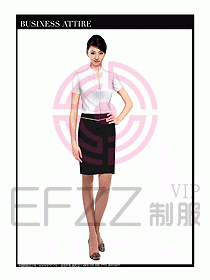 空姐職業(yè)服裝設(shè)計效果圖455