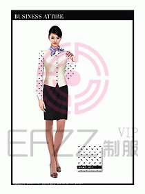 女職業(yè)裝時(shí)尚馬夾設(shè)計(jì)319