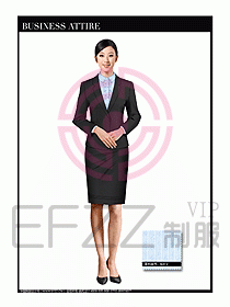 女時(shí)尚OL職業(yè)裝設(shè)計(jì)圖965