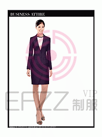 女時尚OL職業(yè)裝設計圖985