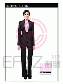 女時尚OL職業(yè)裝設(shè)計圖993