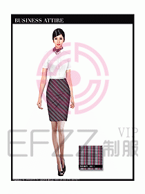 空姐職業(yè)服裝設(shè)計效果圖467