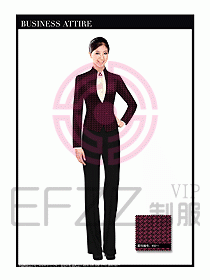 空姐職業(yè)服裝設(shè)計效果圖484