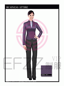 空姐職業(yè)服裝設計效果圖486