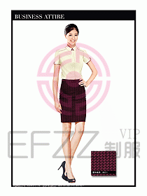 空姐職業(yè)服裝設計效果圖485