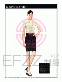 空姐職業(yè)服裝設(shè)計(jì)效果圖489