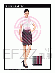 空姐職業(yè)服裝設(shè)計(jì)效果圖493