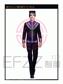 酒店門童行李生制服設(shè)計(jì)826