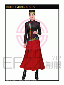酒店門童行李生制服設(shè)計(jì)832