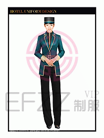 酒店門童行李生制服設(shè)計831