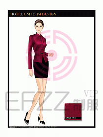 酒店中餐服務(wù)員制服設(shè)計圖1314