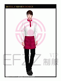 酒店中餐服務(wù)員制服設(shè)計(jì)圖1323