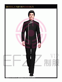 酒店中餐服務(wù)員制服設(shè)計圖1328