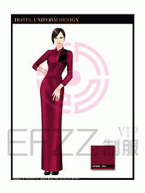 酒店餐飲咨客制服設(shè)計圖635