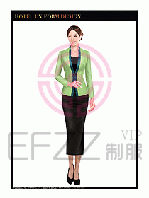 酒店餐飲咨客制服設(shè)計圖641