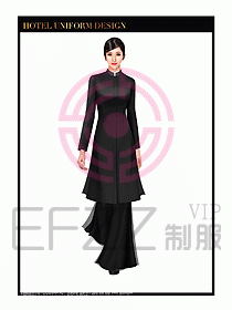 酒店餐飲咨客制服設(shè)計圖644