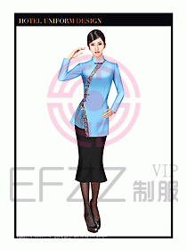 酒店餐飲咨客制服設(shè)計(jì)圖649