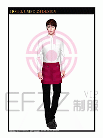 餐飲西餐廳服務(wù)員制服設(shè)計(jì)圖865