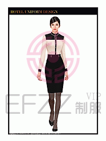 餐飲西餐廳服務(wù)員制服設(shè)計圖882