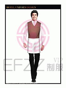 餐飲西餐廳服務(wù)員制服設(shè)計圖913