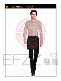 餐飲西餐廳服務(wù)員制服設(shè)計(jì)圖909