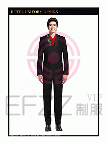 酒店總臺(tái)服務(wù)員制服設(shè)計(jì)圖659