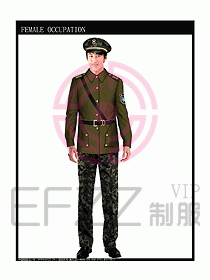獵裝保安服設(shè)計(jì)服裝圖247