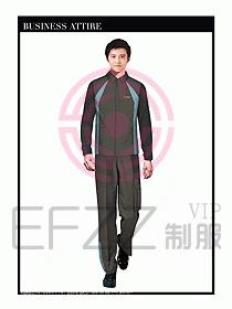 工程服馬夾服裝效果圖021