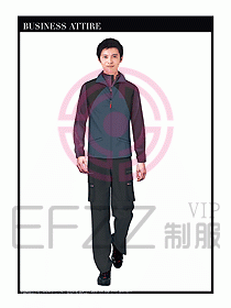 工程服馬夾服裝效果圖036