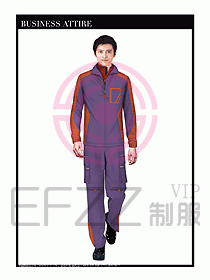 春秋款工程服服裝效果圖774