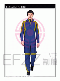 春秋款工程服服裝效果圖784