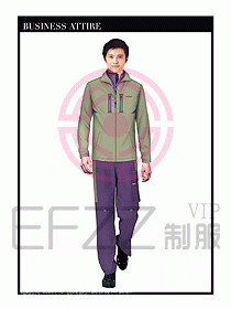 春秋款工程服服裝效果圖783