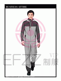 春秋款工程服服裝效果圖789