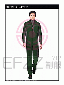 春秋款工程服服裝效果圖791