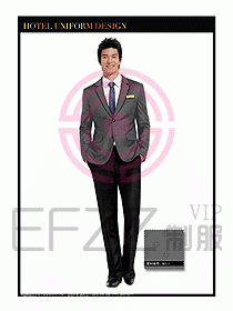 星級(jí)酒店制服經(jīng)理職業(yè)裝363