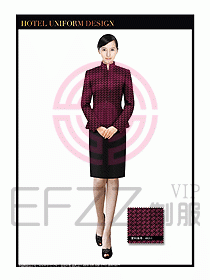 酒店服裝中餐服務(wù)員制服1354