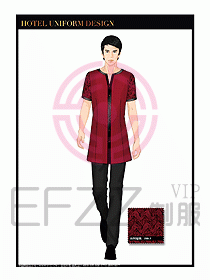 酒店服裝中餐服務(wù)員制服1362