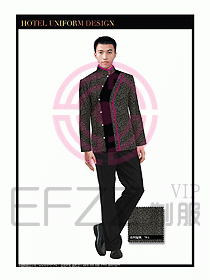 酒店服裝中餐服務(wù)員制服1357