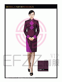 酒店服裝中餐服務員制服1360