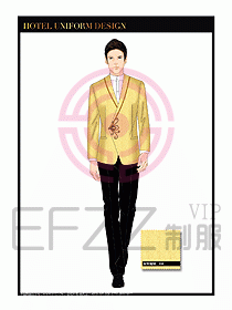 酒店服裝中餐服務(wù)員制服1375
