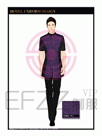 酒店服裝中餐服務(wù)員制服1384