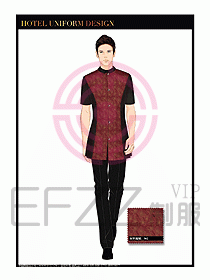 酒店服裝中餐服務(wù)員制服1385