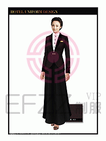酒店餐廳咨客制服設(shè)計圖656