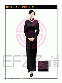 酒店餐廳咨客制服設(shè)計(jì)圖662