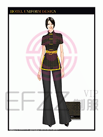 酒店餐廳咨客制服設(shè)計圖670