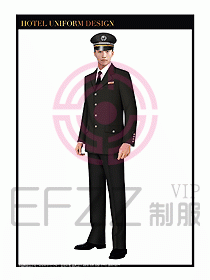 酒店門童行李生制服設(shè)計圖846